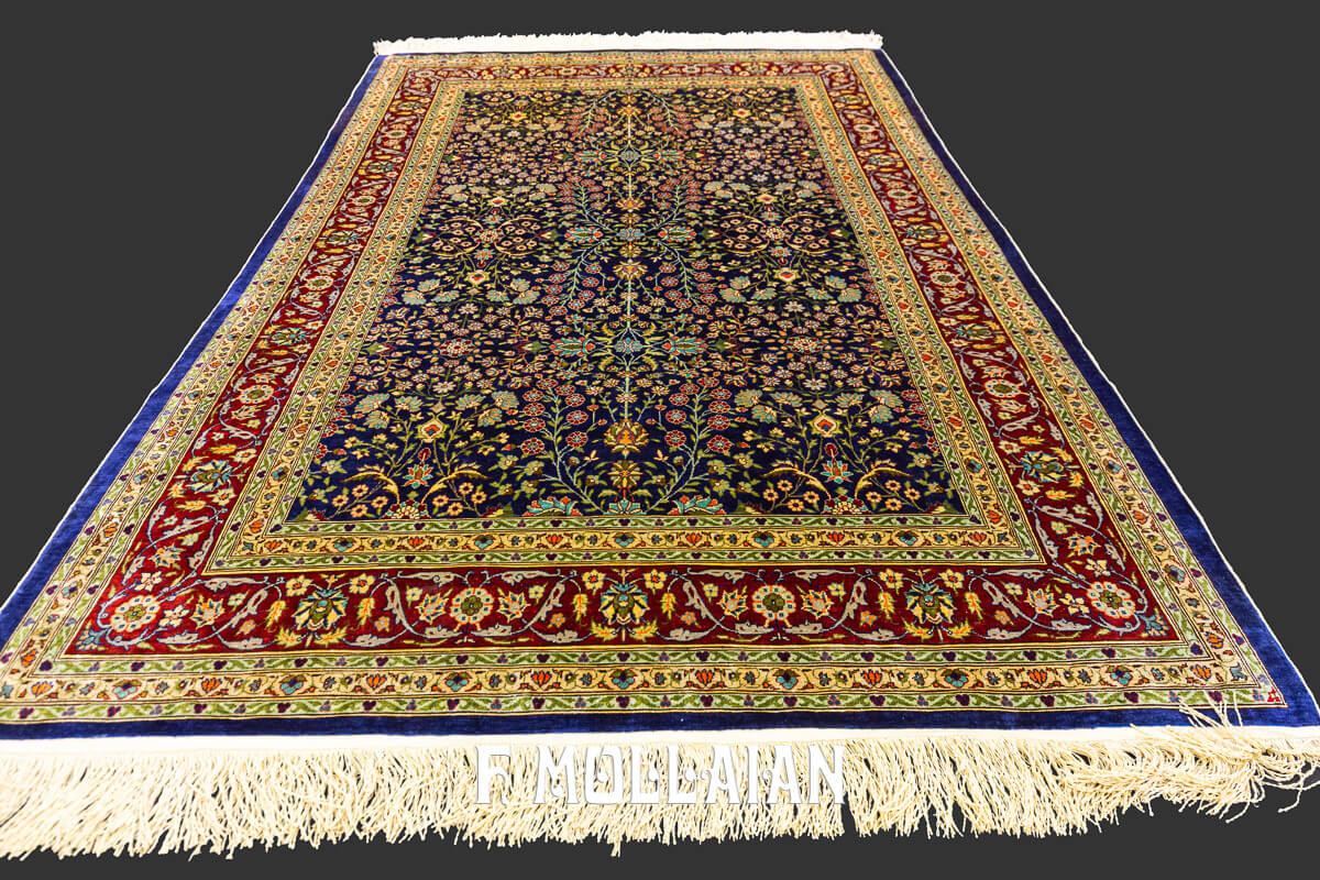 Hereke Rug Dark Field n°:172904